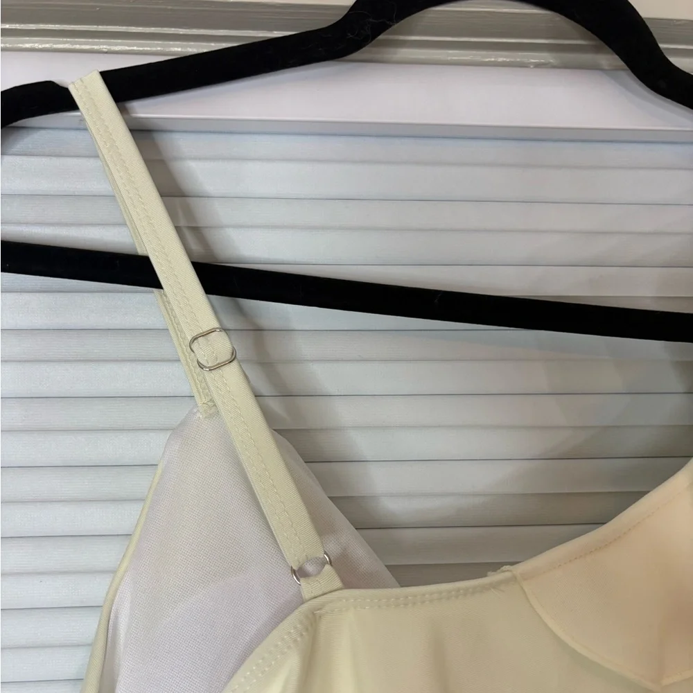 One Shoulder Ruffle One Piece Swimsuit